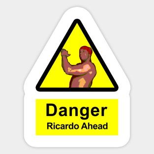 Ricardo Milos - DANGER Sticker